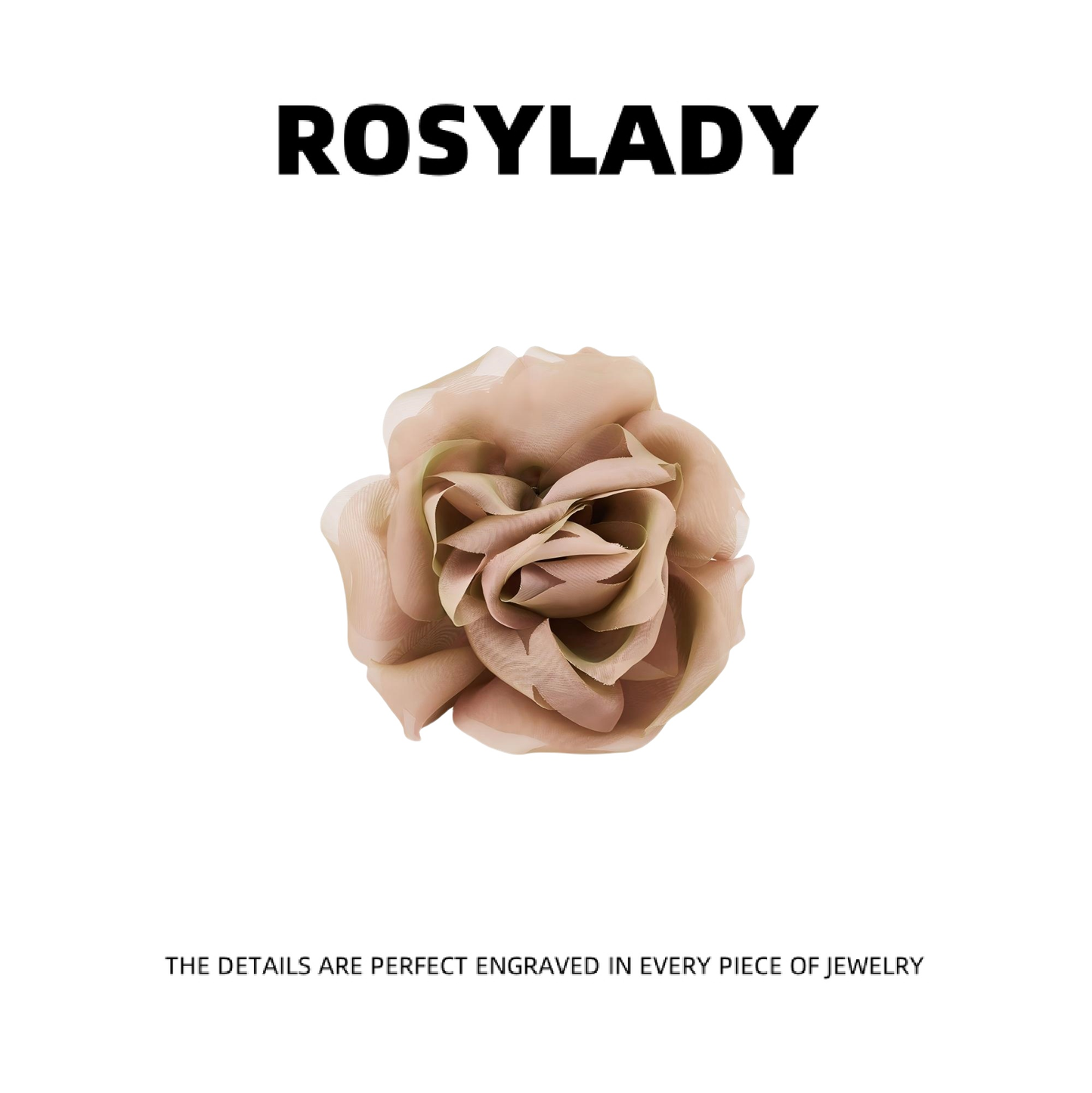 Rosylady Delicate Mesh Flower Hair Accessory