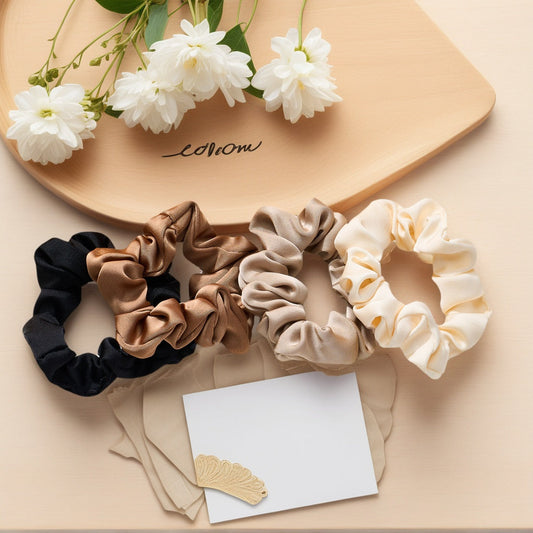 Small yet Meaningful Rituals: The Versatile Charm of Four-Color Scrunchies in Everyday Life