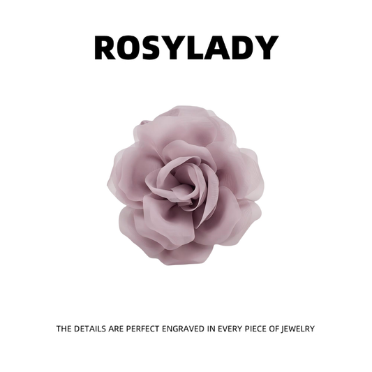 Rosylady Delicate Mesh Flower Hair Accessory